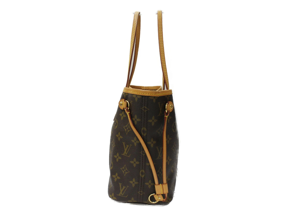Louis Vuitton Beige Monogram Tote Neverfull Bag Tan